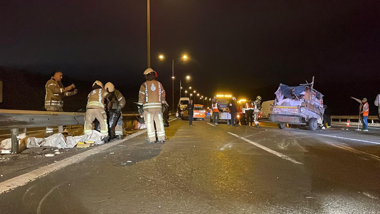 Beykoz’da Servis Minibüsü Devrildi: 3 İşçi Yaralandı