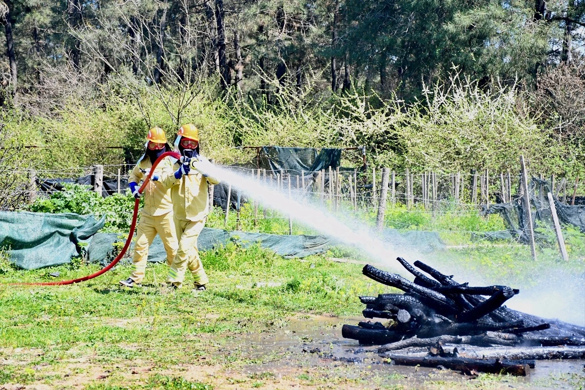 Kocaeli Orman Bölge Müdürlüğü'nden Orman Yangınlarıyla Mücadele Eğitim Tatbikatı